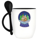 Кружка с ложкой