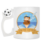 Кружка с футбольным мячиком