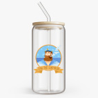 Банка с бамбуковой крышкой