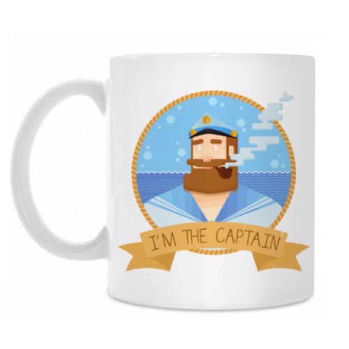 Кружка с принтом Капитан