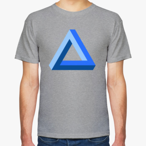 Футболка с принтом Triangle Visual Illusion