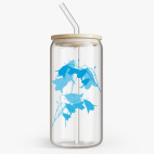 Банка с бамбуковой крышкой