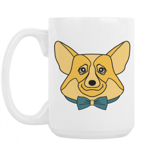 Кружка с принтом Корги