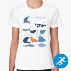 Женская спортивная футболка