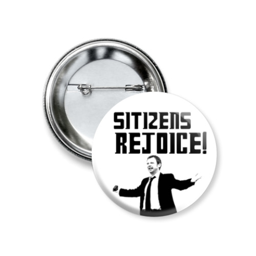 Значок 37мм с принтом Master