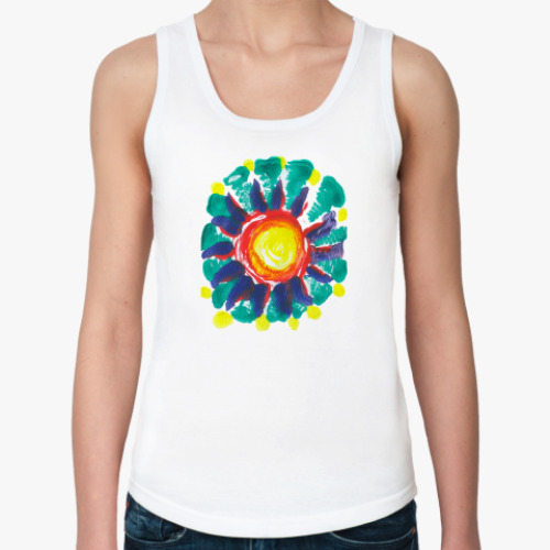 Женская майка с принтом Цветок