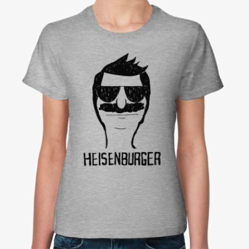 Женская футболка с принтом Heisenburger