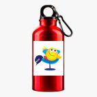 Металлическая бутылка 400 мл UV-DTF