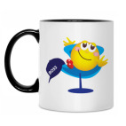 Кружка двухцветная