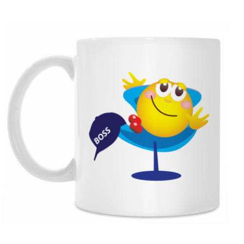 Кружка с принтом Босс