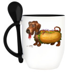 Кружка с ложкой