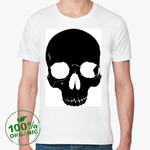 Футболка из органик-хлопка с принтом Skull