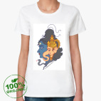 Женская футболка органик