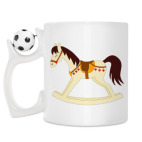 Кружка с футбольным мячиком