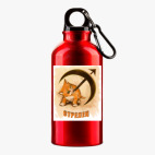 Металлическая бутылка 400 мл UV-DTF