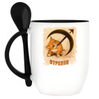 Кружка с ложкой