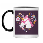 Кружка двухцветная