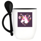 Кружка с ложкой