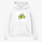 Толстовка худи оверсайз