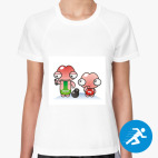 Женская спортивная футболка