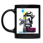 Кружка цветная UV-DTF