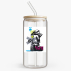 Банка с бамбуковой крышкой