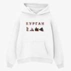 Толстовка худи оверсайз