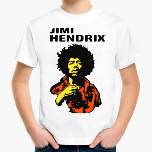 Детская футболка с принтом Jimmi Hendrix
