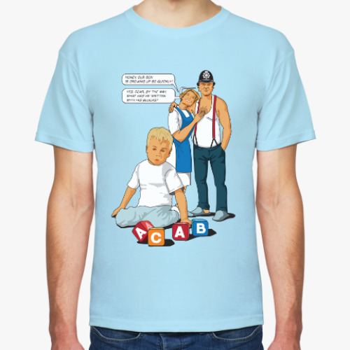 Футболка с принтом А.С.А.В.