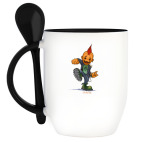 Кружка с ложкой