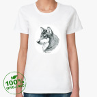 Женская футболка органик