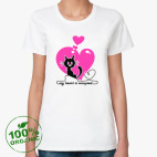 Женская футболка органик