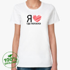Женская футболка органик