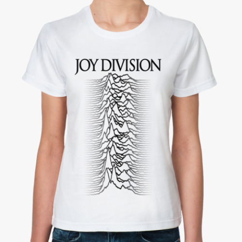 Классическая футболка с принтом  Joy Division