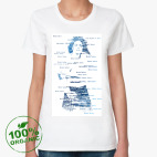 Женская футболка органик