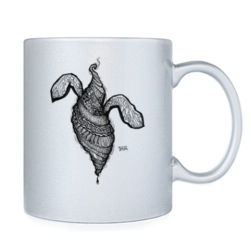 Кружка с принтом кокон