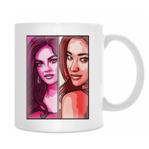 Кружка с принтом Милые обманщицы