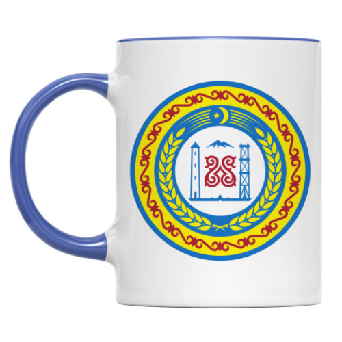 Кружка с принтом Герб Чеченской Республики