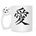 Кружка с футбольным мячиком