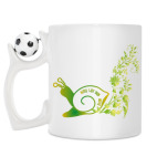 Кружка с футбольным мячиком