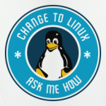 Change to Linux пингвин Tux