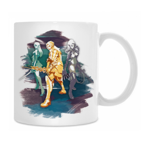 Кружка с принтом Back to back