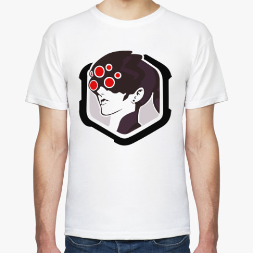 Футболка с принтом Overwatch Widowmaker