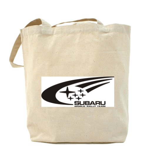 Сумка шоппер с принтом Subaru World Rally Team