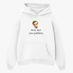 Толстовка худи оверсайз