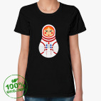 Женская футболка органик