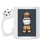 Кружка с футбольным мячиком