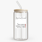 Банка с бамбуковой крышкой