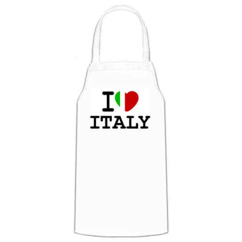 Фартук с принтом I Love Italy