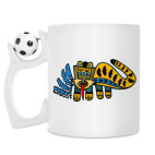Кружка с футбольным мячиком